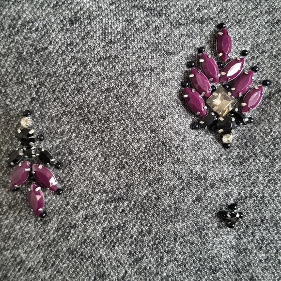 NWOT Classy Bejeweled Ann Taylor Loft Sweater - Picture 3 of 7